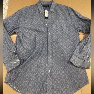 Banana Republic stretch soft wash slim fit button down